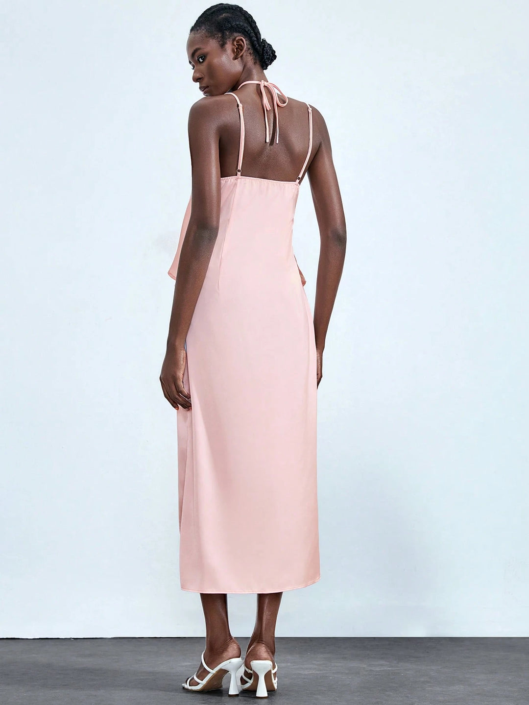 Rochie midi SHEIN, roz