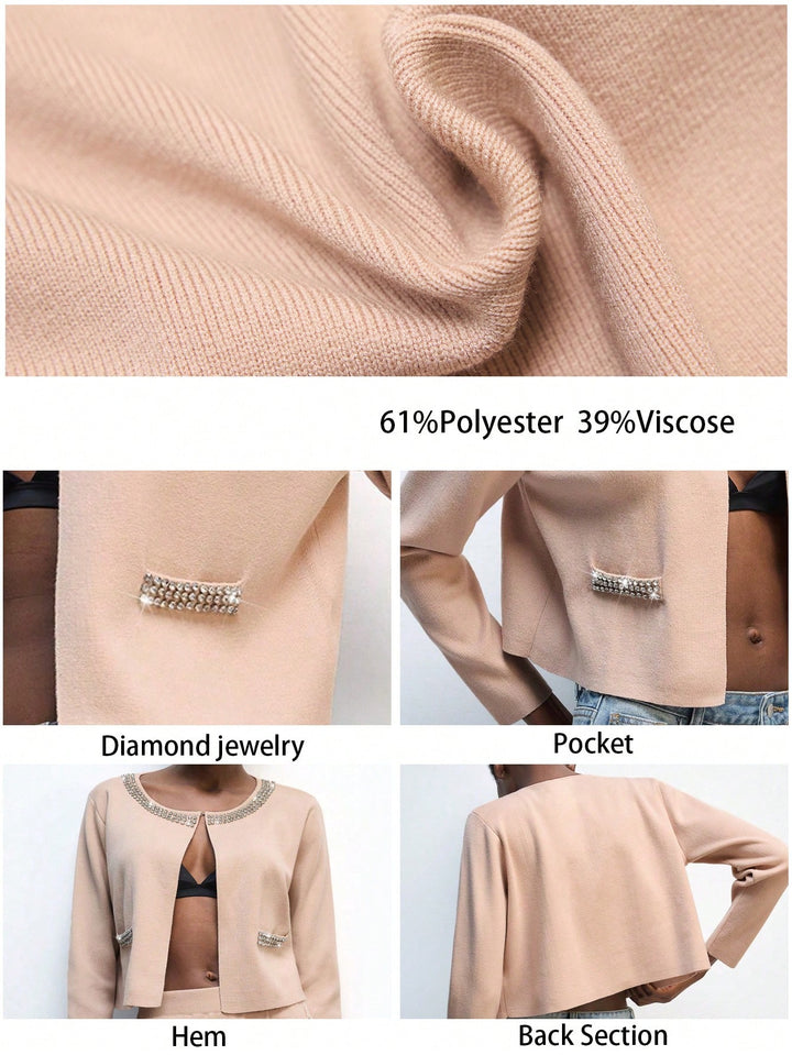 Cardigan SHEIN, kaki