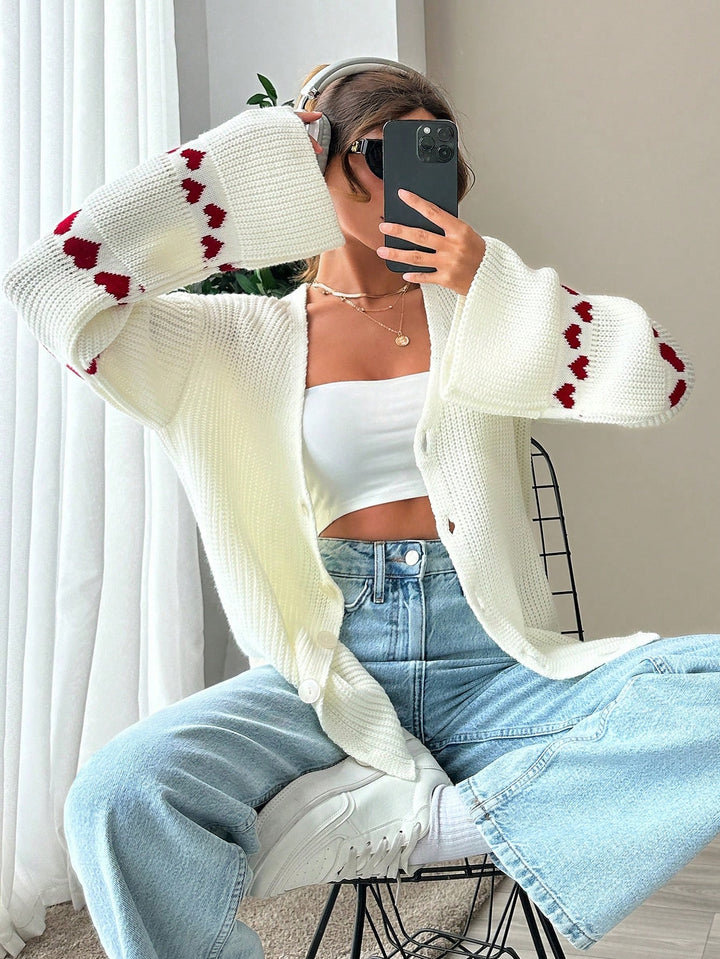 Cardigan SHEIN, alb