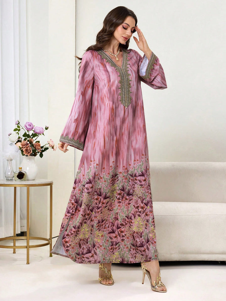 Rochie maxi SHEIN, roz
