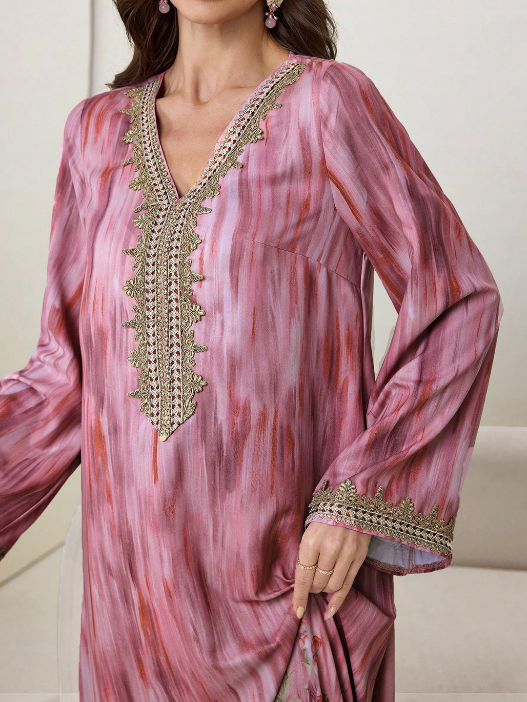 Rochie maxi SHEIN, roz