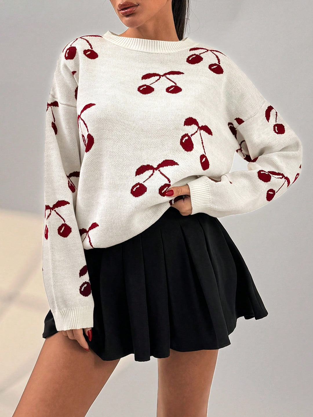 Pulover SHEIN, crem