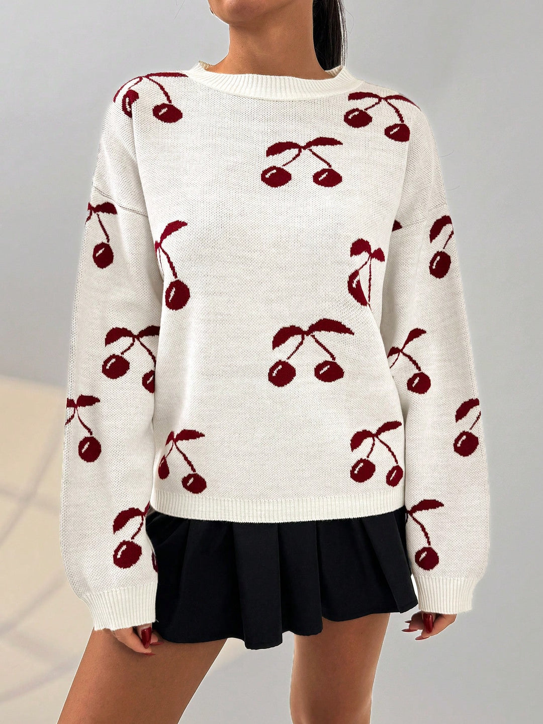 Pulover SHEIN, crem
