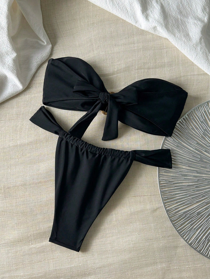 Set bikini SHEIN, negru