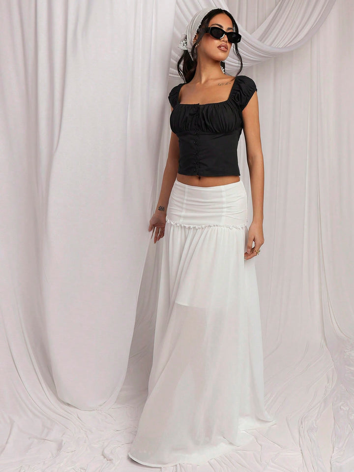 Top SHEIN, negru