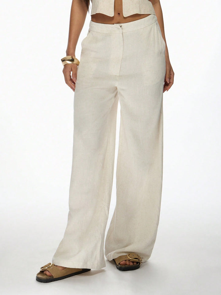 Pantaloni Shein, crem