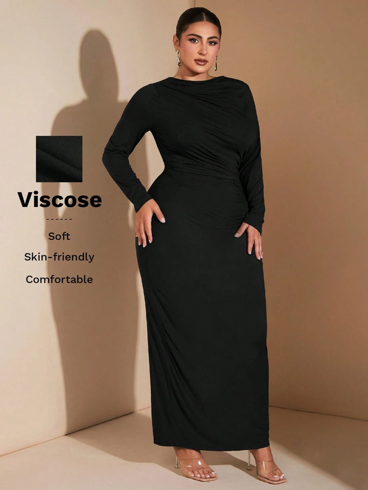 Rochie maxi SHEIN, negru