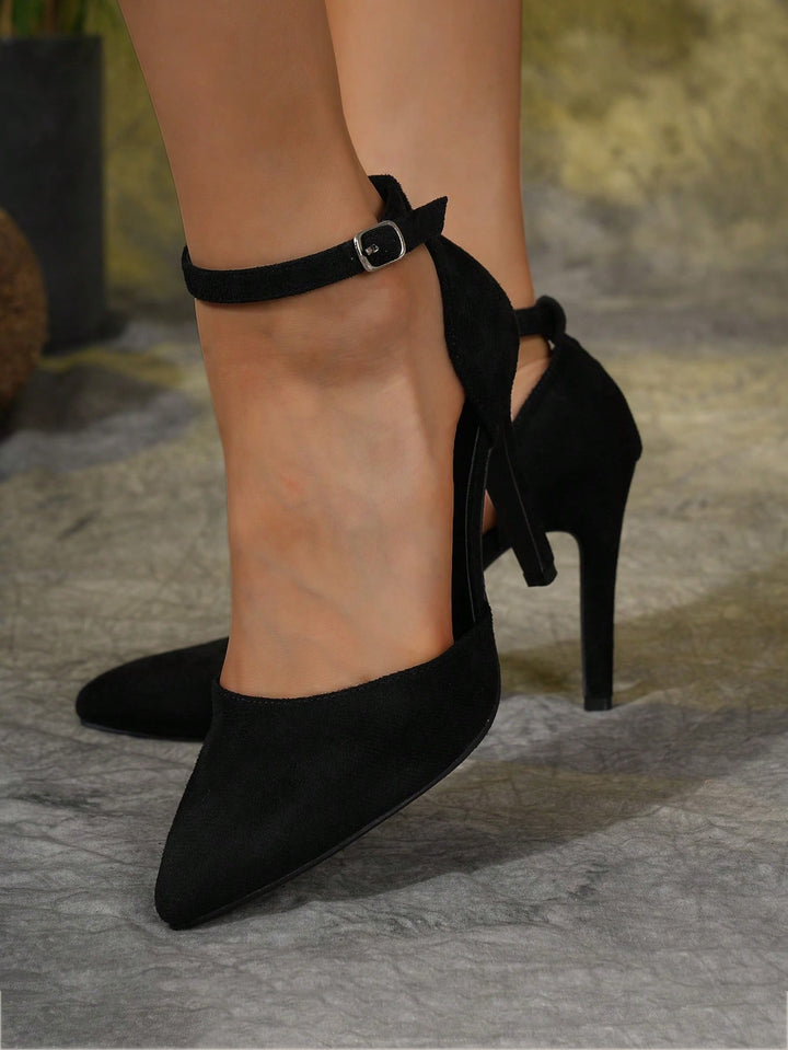 Pantofi cu toc SHEIN, negru