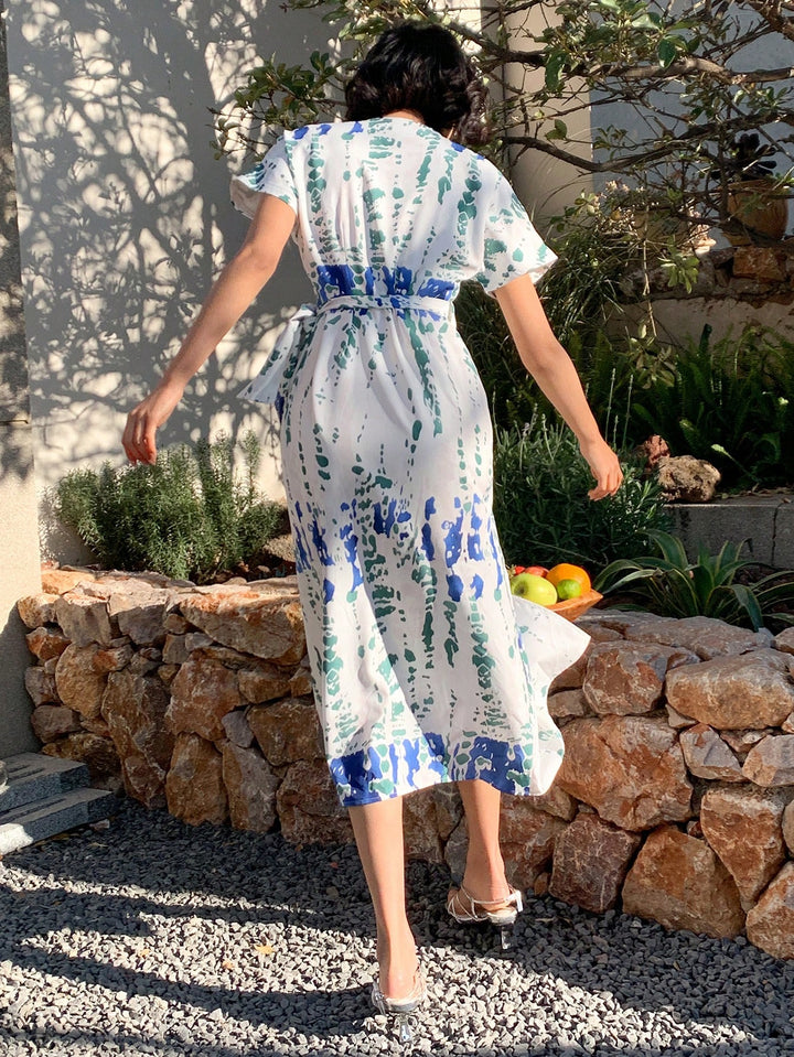 Rochie midi SHEIN, verde