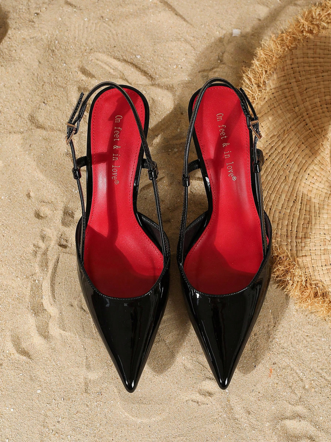Pantofi cu toc SHEIN, negru