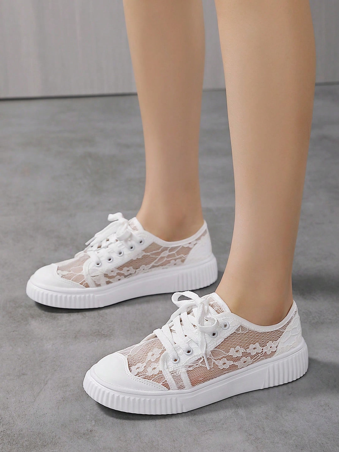 Pantofi sport SHEIN, alb
