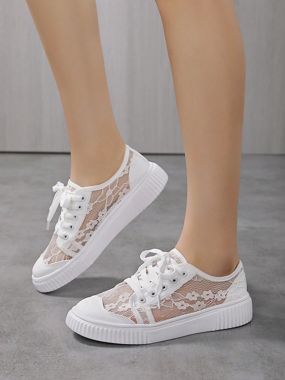 Pantofi sport SHEIN, alb