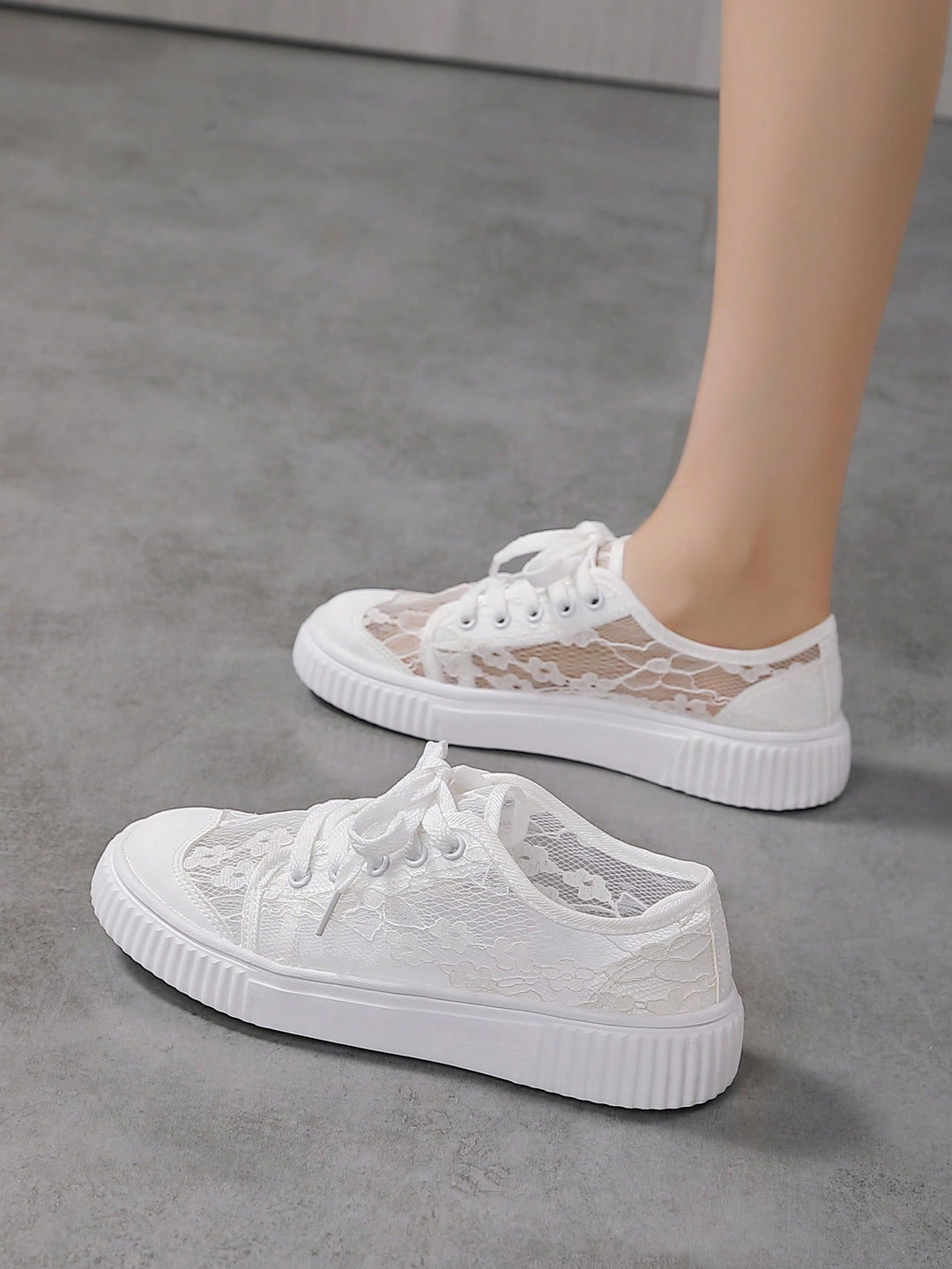 Pantofi sport SHEIN, alb