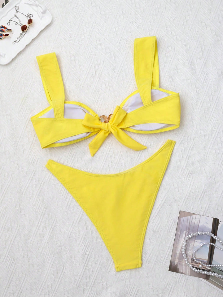 Set bikini SHEIN, galben