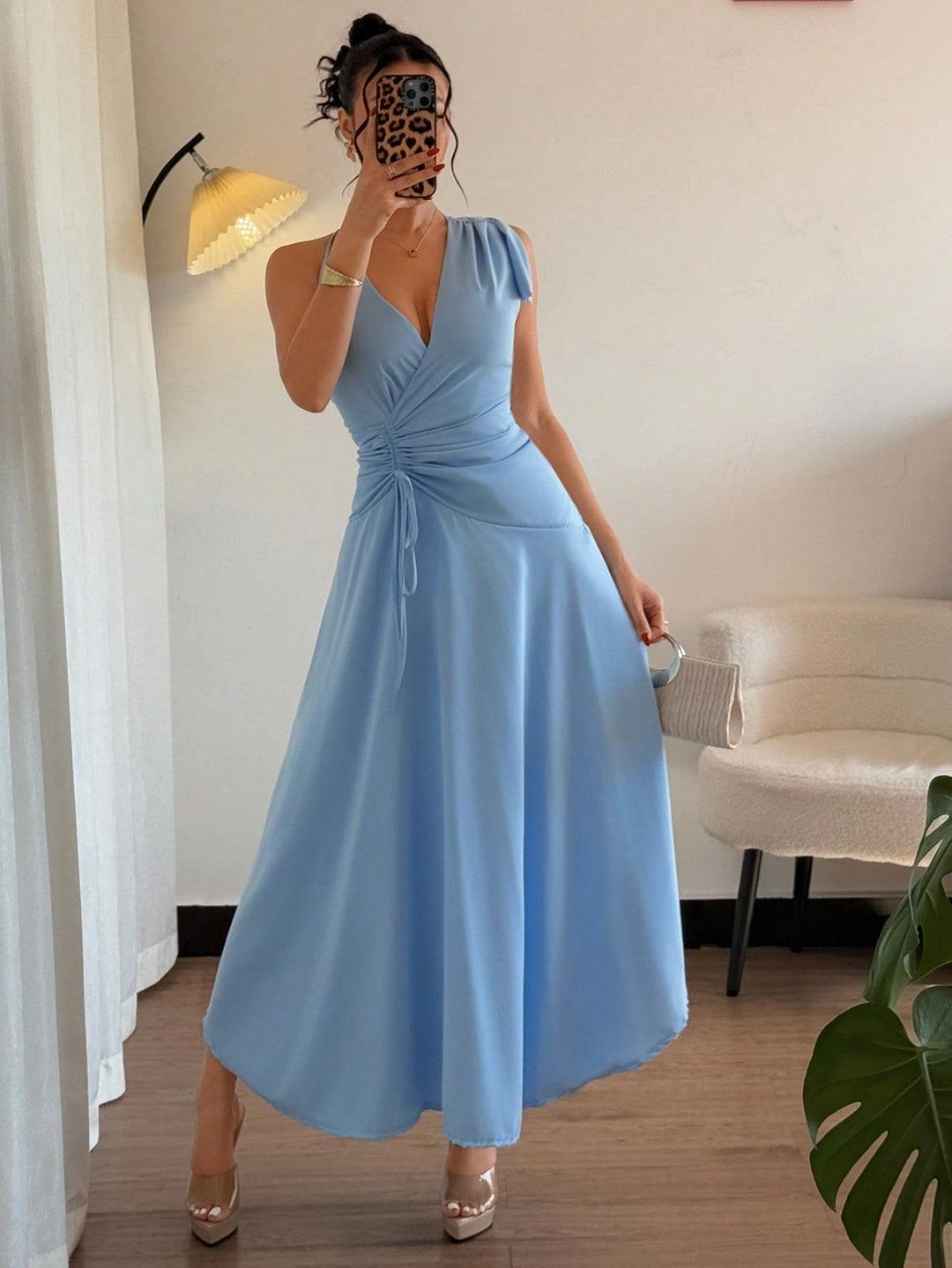 Rochie maxi SHEIN, albastru