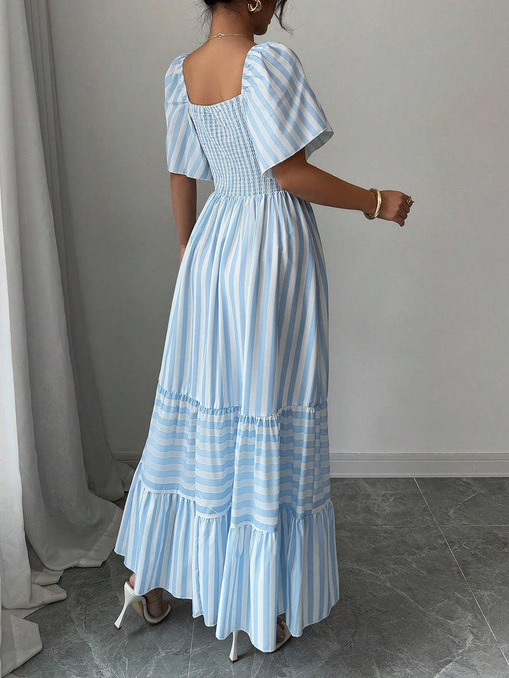 Rochie maxi Shein, mix culori