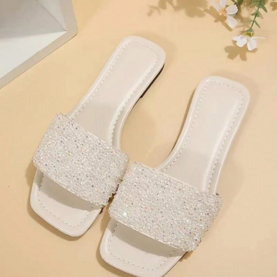 Papuc tip slide SHEIN, bej