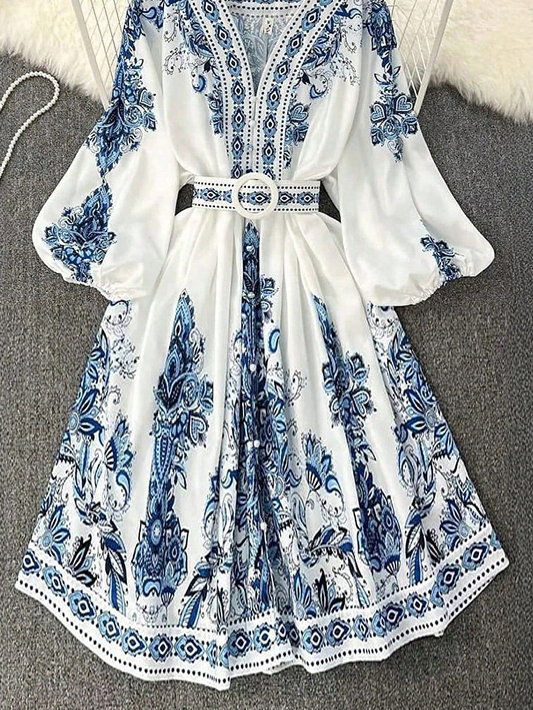 Rochie midi SHEIN, albastru