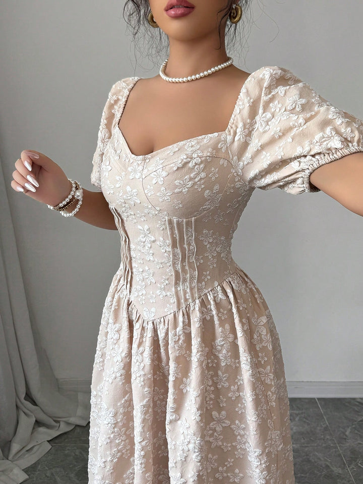 SHEIN maxi ruha, bézs