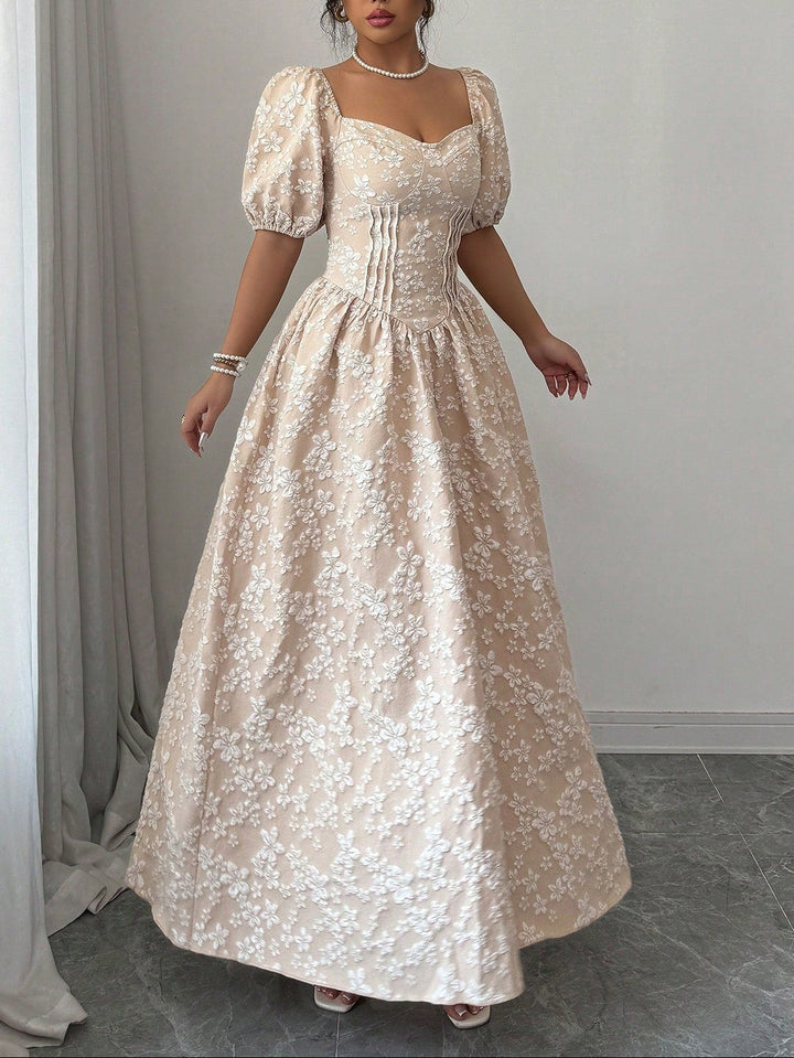 SHEIN maxi ruha, bézs