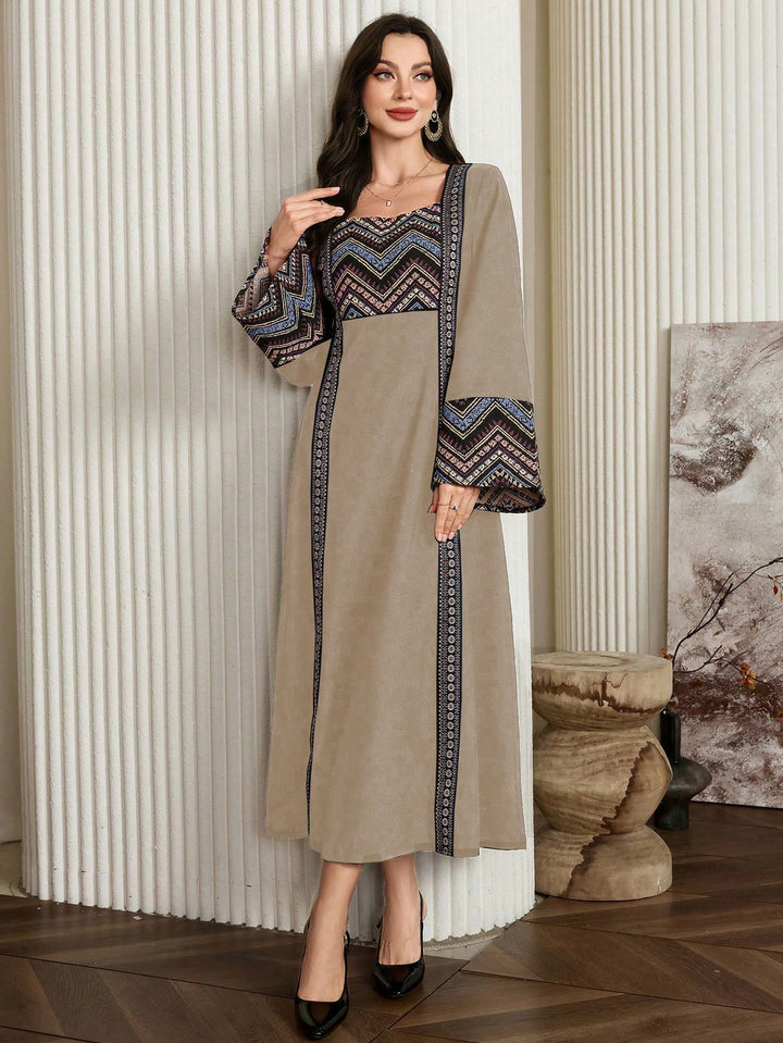 Rochie maxi SHEIN, mix culori