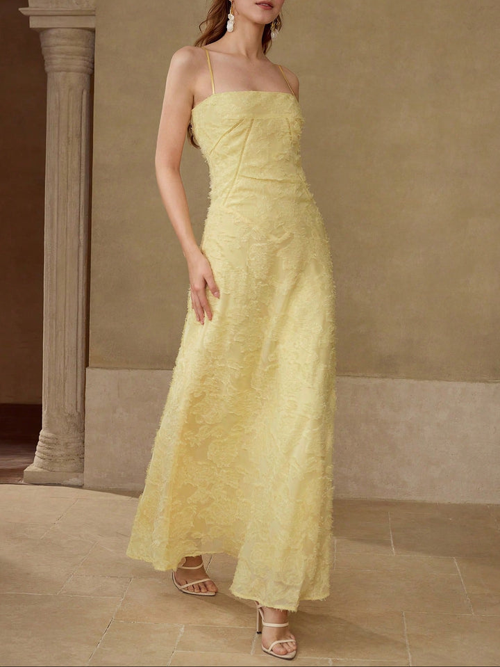 Rochie maxi SHEIN, galben