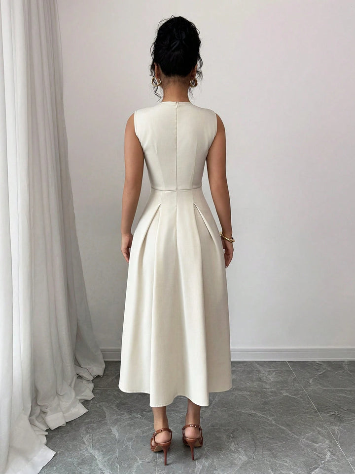 Rochie midi Shein, bej