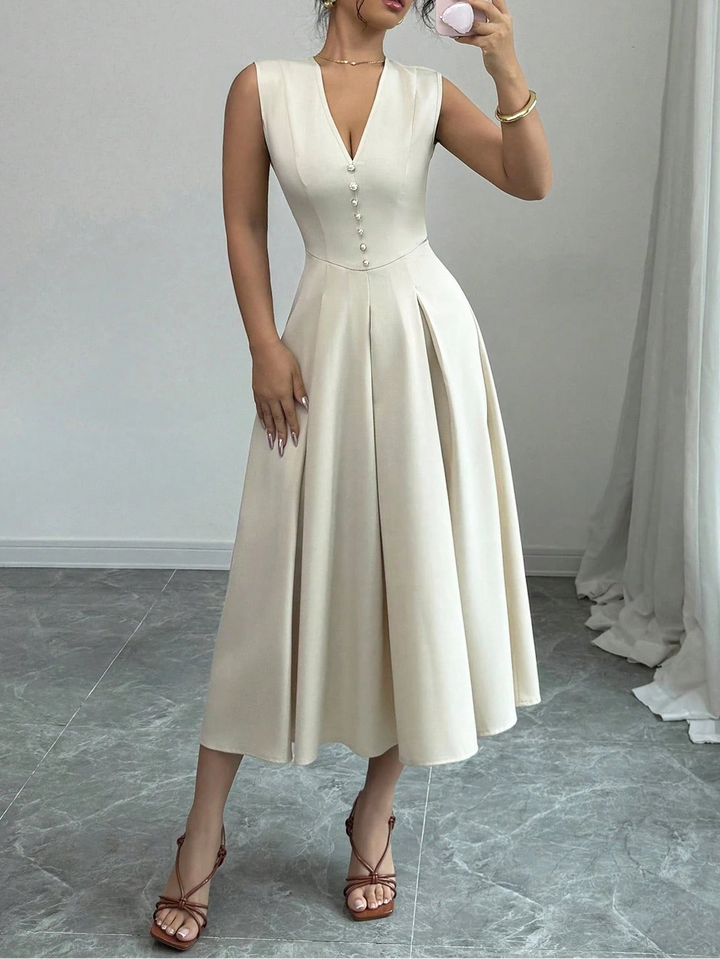 Rochie midi Shein, bej