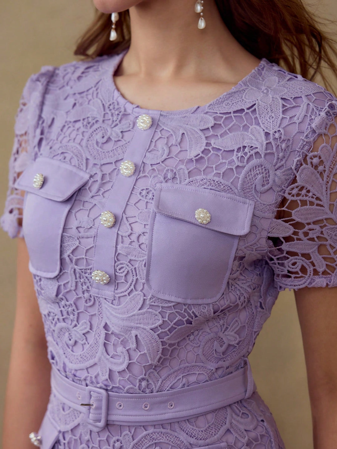 SHEIN mini dress, purple