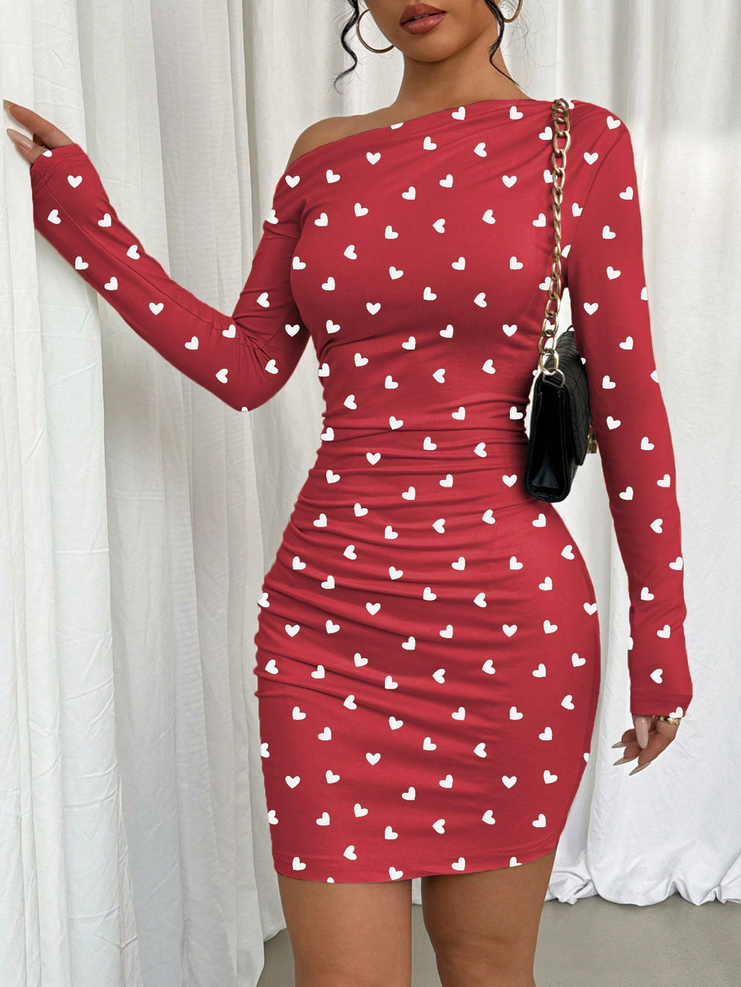 Rochie mini SHEIN, roșu