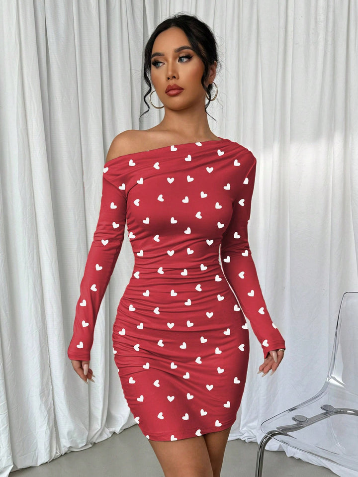 Rochie mini SHEIN, roșu