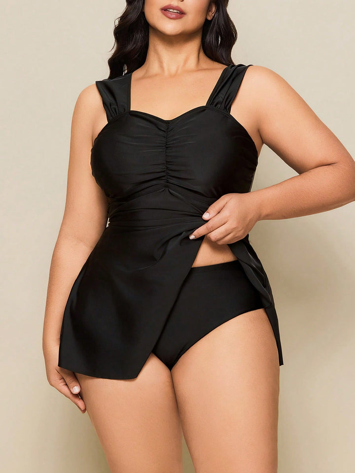 Set costum de baie SHEIN, negru