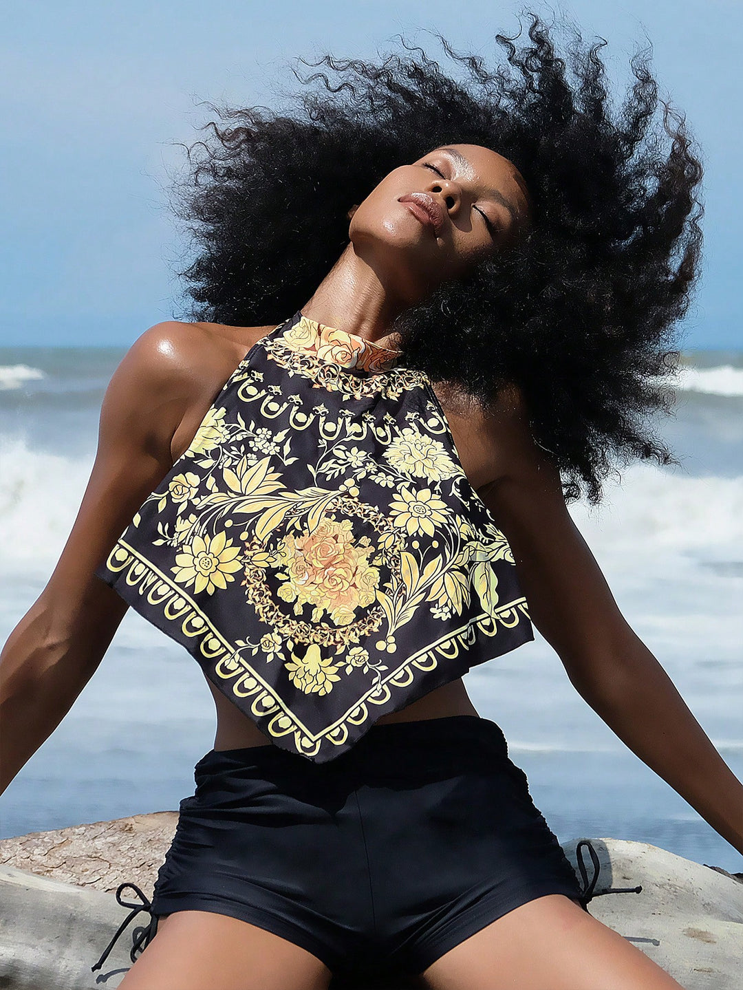Costum de baie SHEIN, negru