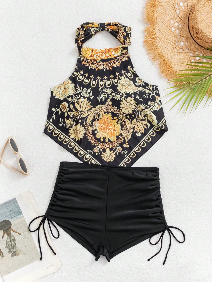 Costum de baie SHEIN, negru
