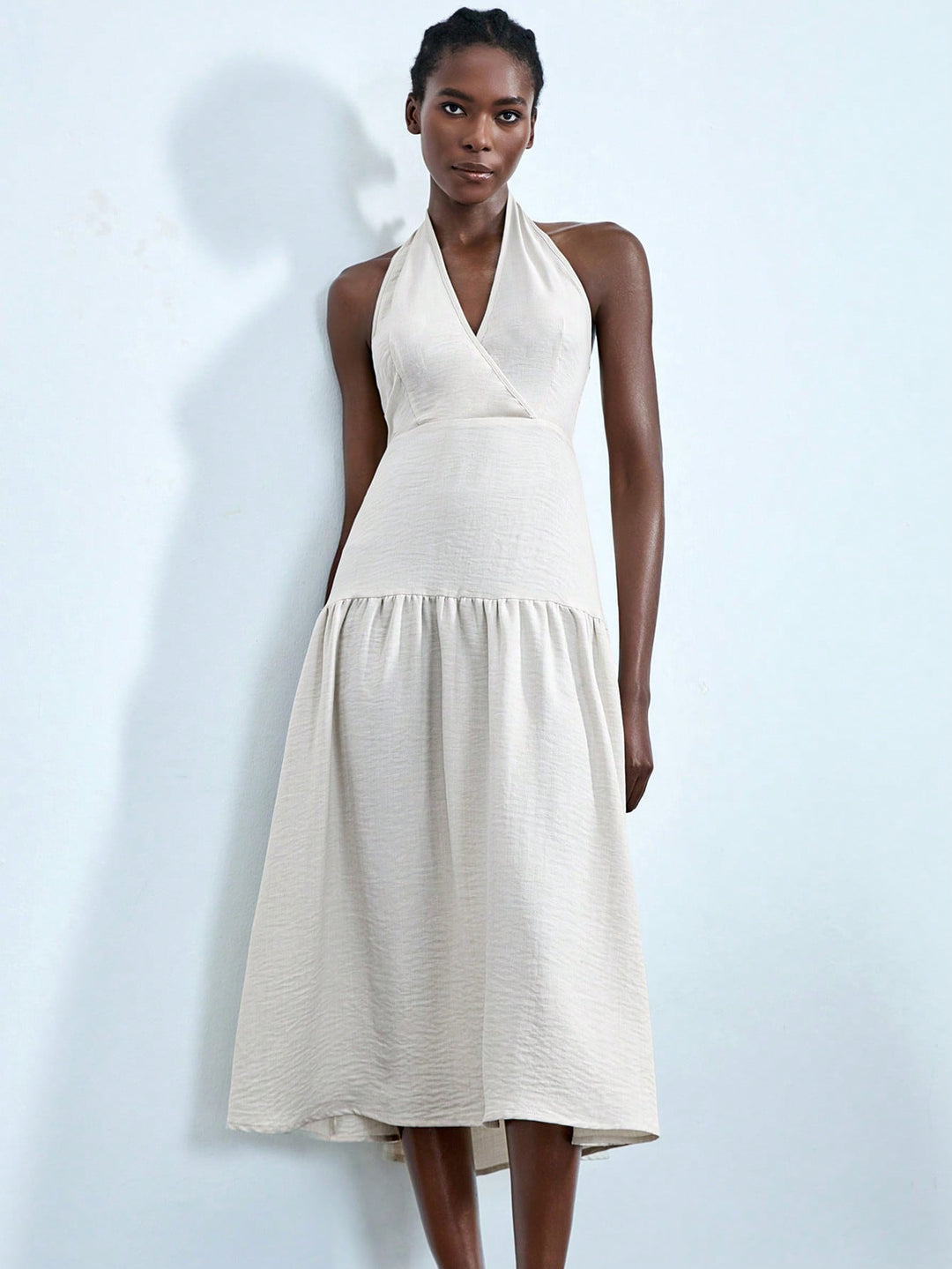Rochie midi SHEIN, portocaliu