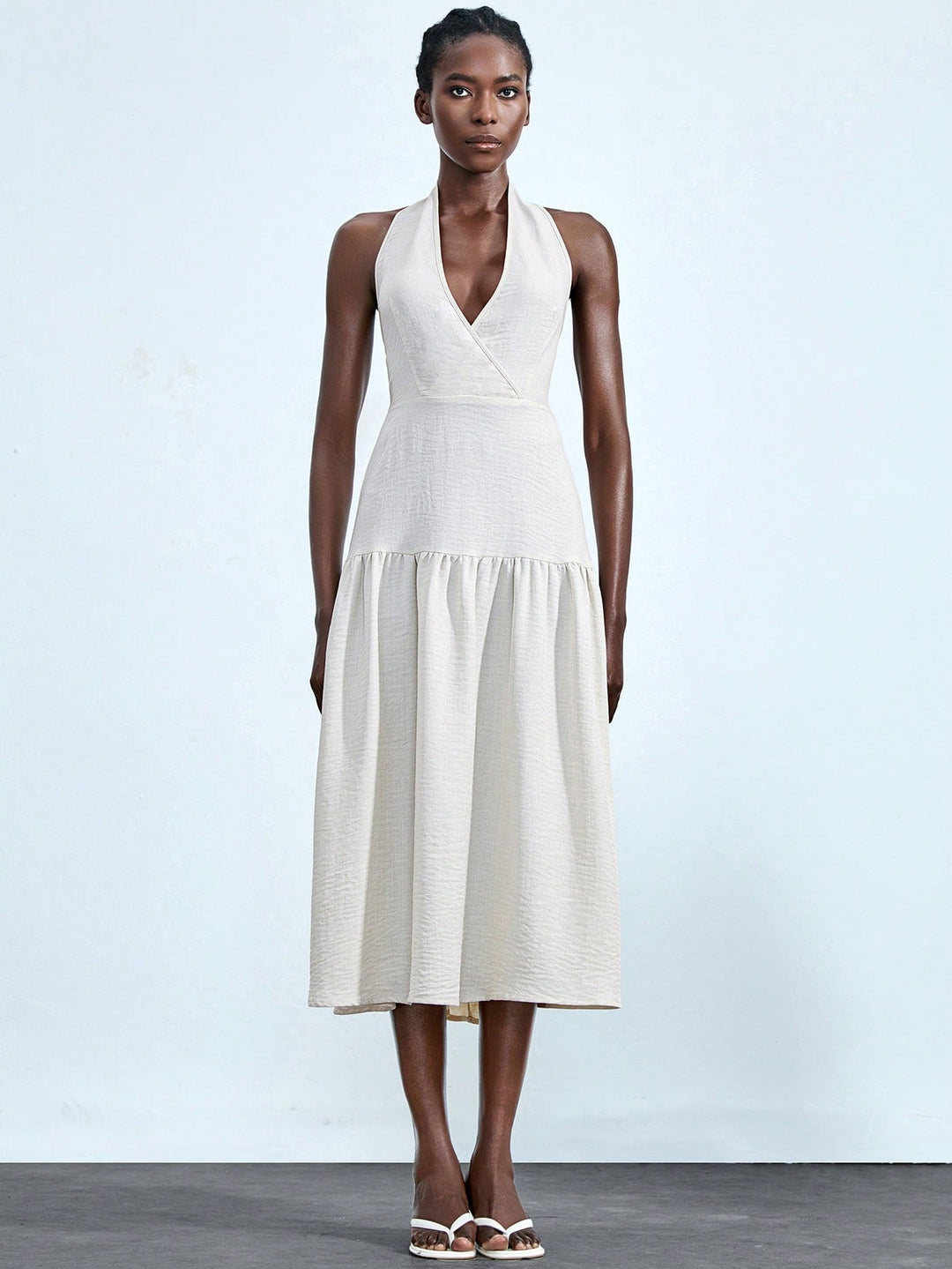 Rochie midi SHEIN, portocaliu