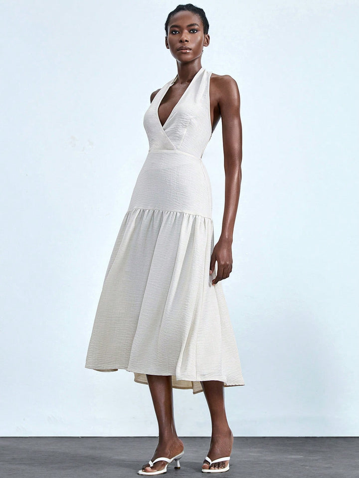 Rochie midi SHEIN, portocaliu
