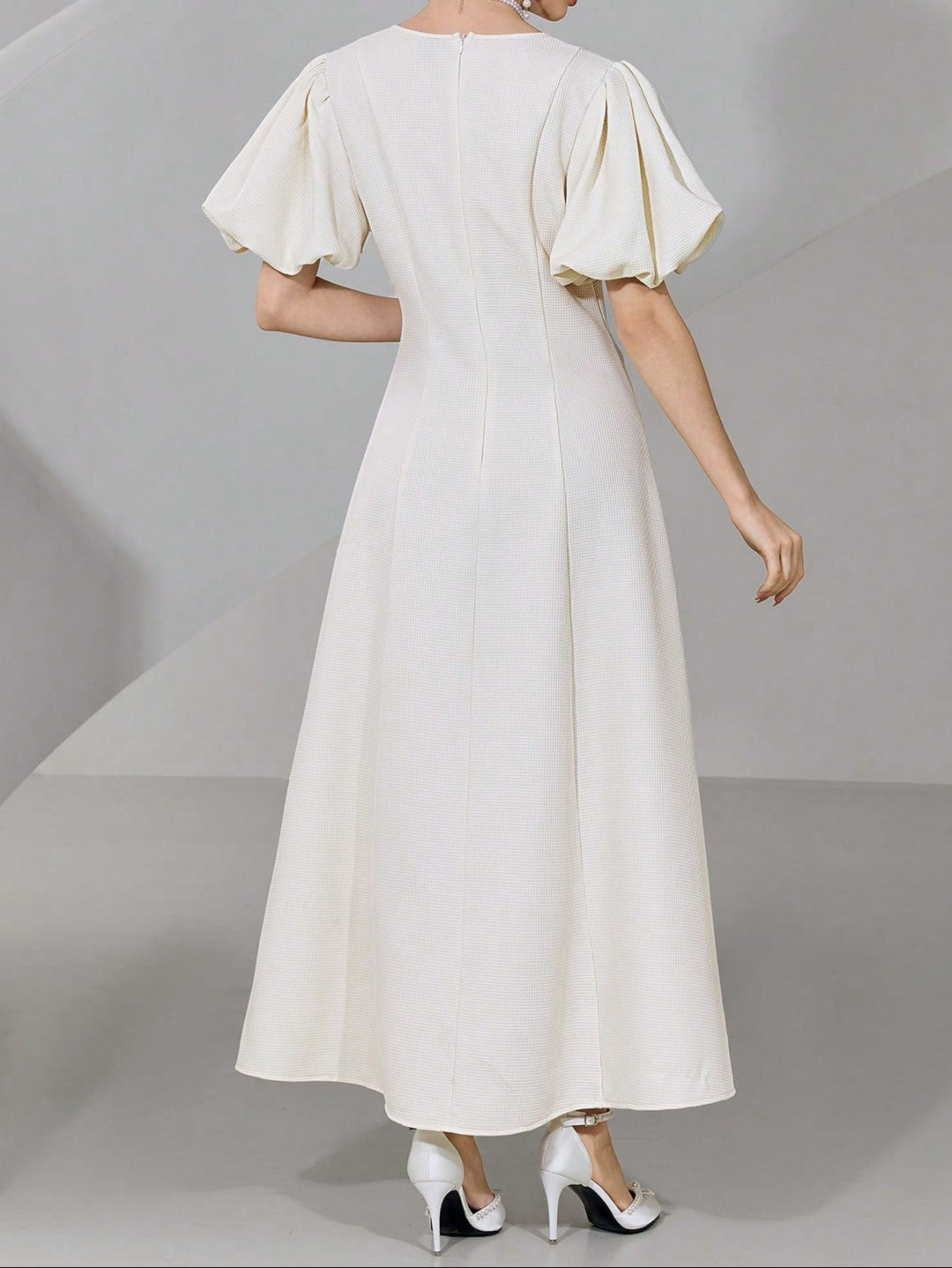 Rochie maxi Shein, alb