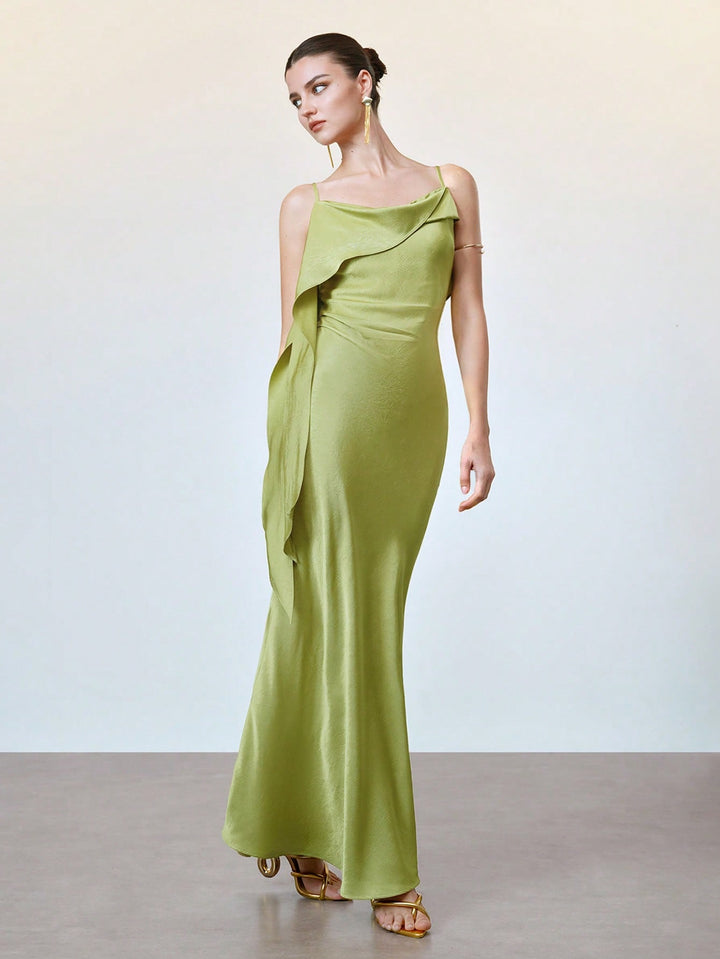 Rochie maxi SHEIN, verde