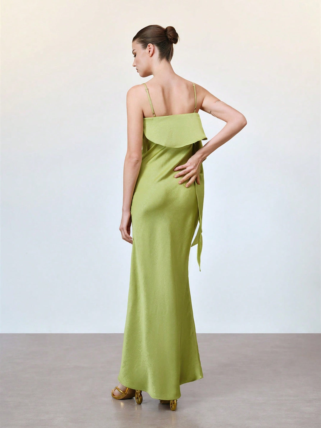 Rochie maxi SHEIN, verde