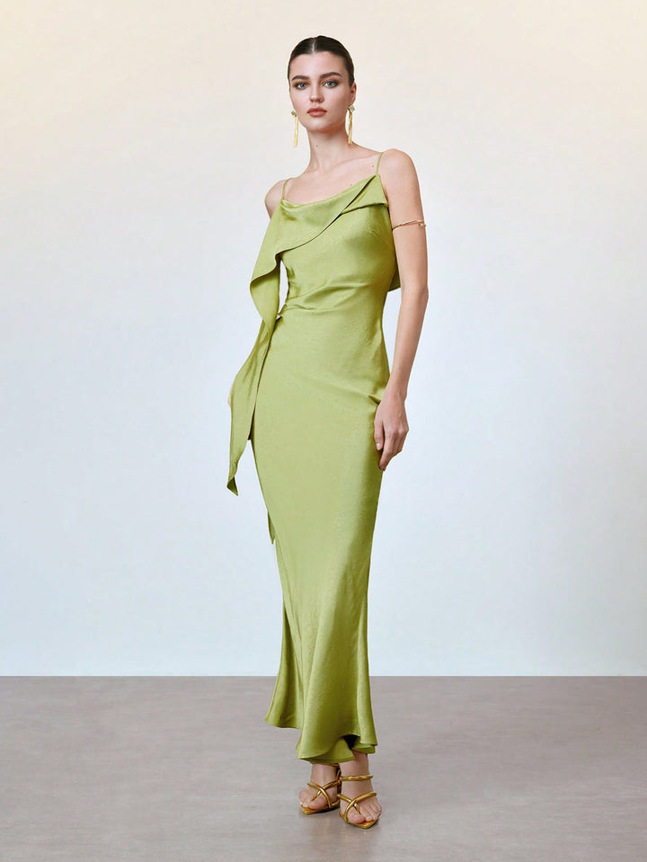 Rochie maxi SHEIN, verde