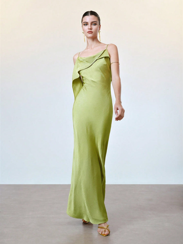 Rochie maxi SHEIN, verde