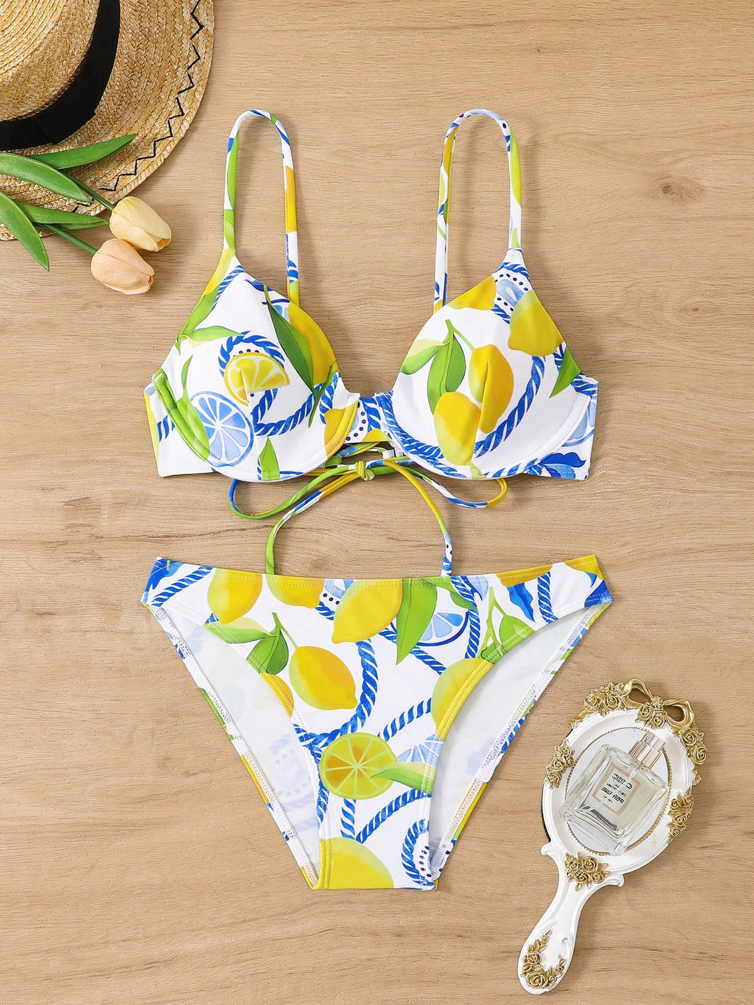 Set bikini SHEIN, mix culori