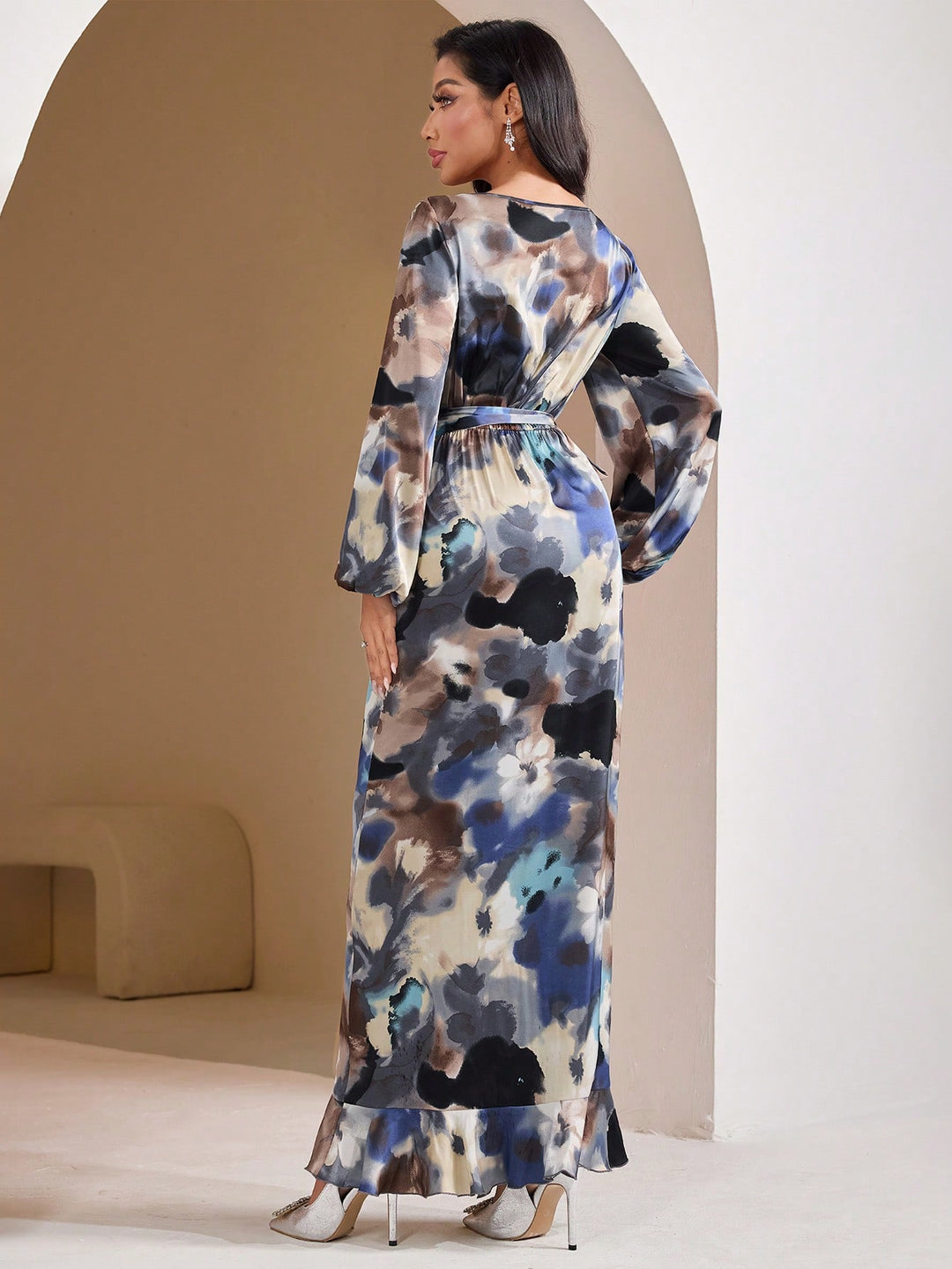 Rochie maxi SHEIN, mix culori