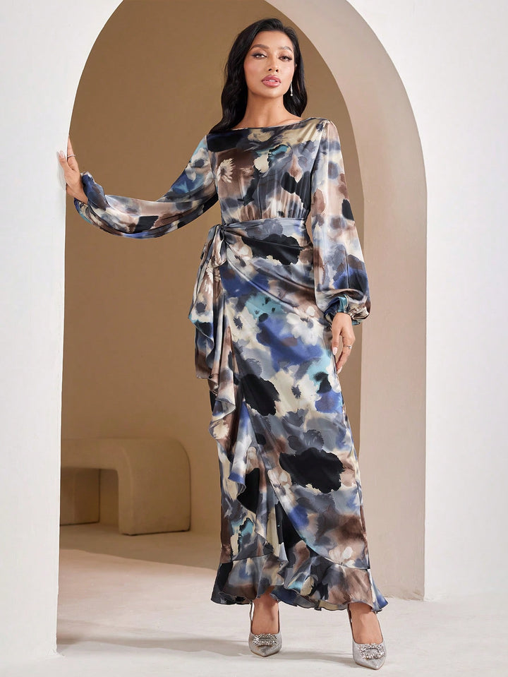Rochie maxi SHEIN, mix culori