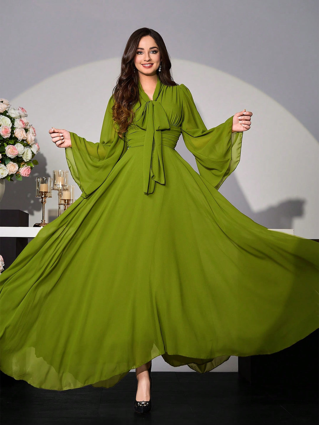 Rochie SHEIN, verde