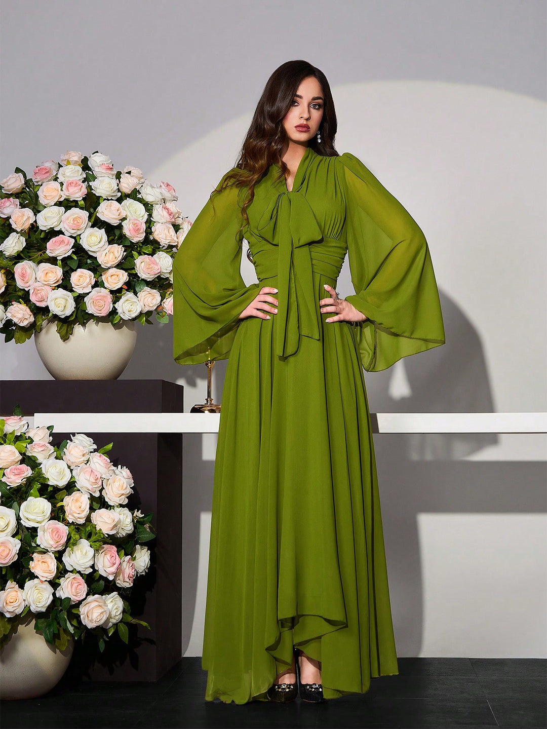 Rochie SHEIN, verde