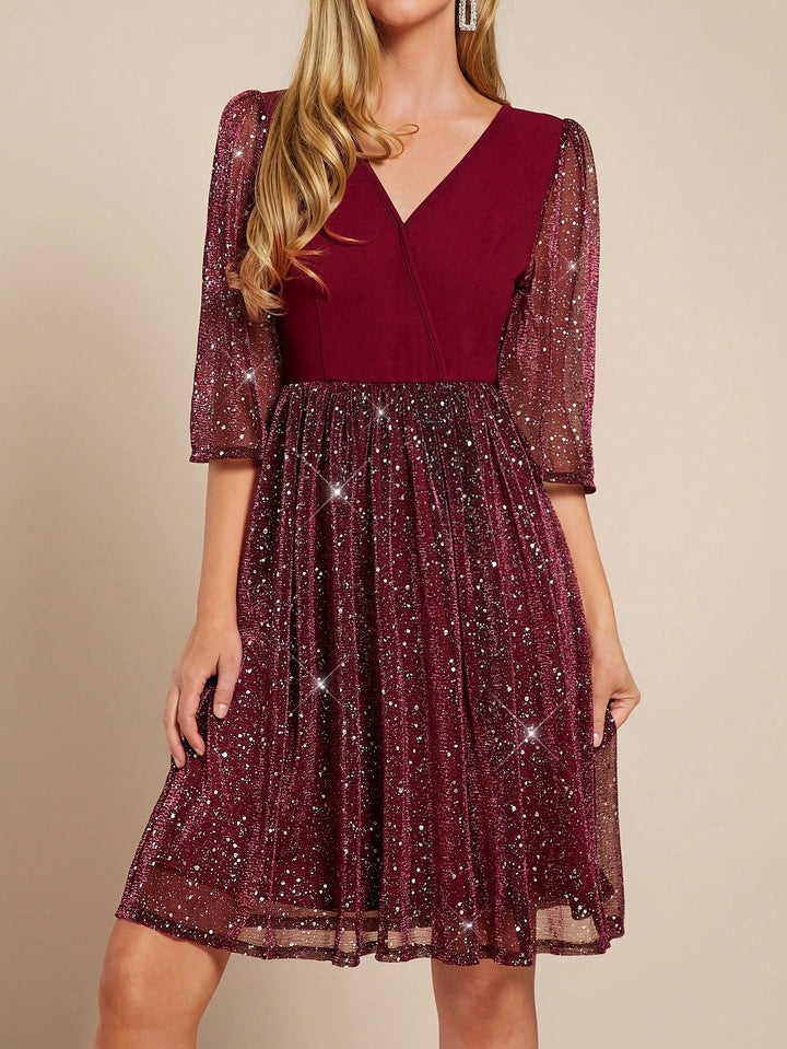 Rochie mini Shein, vișiniu