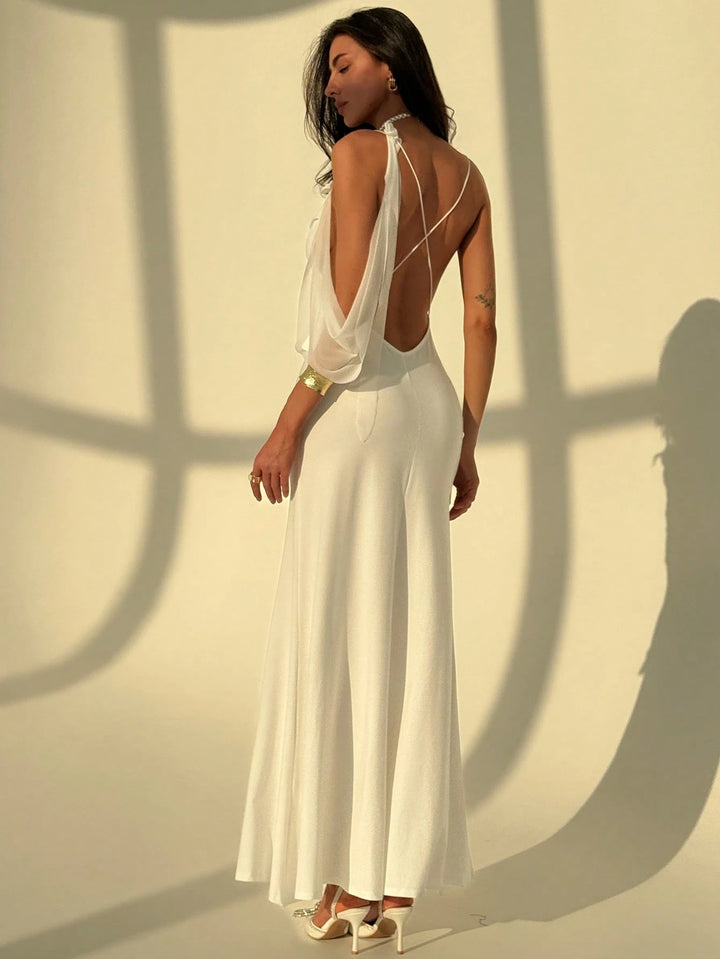 Rochie maxi SHEIN, alb