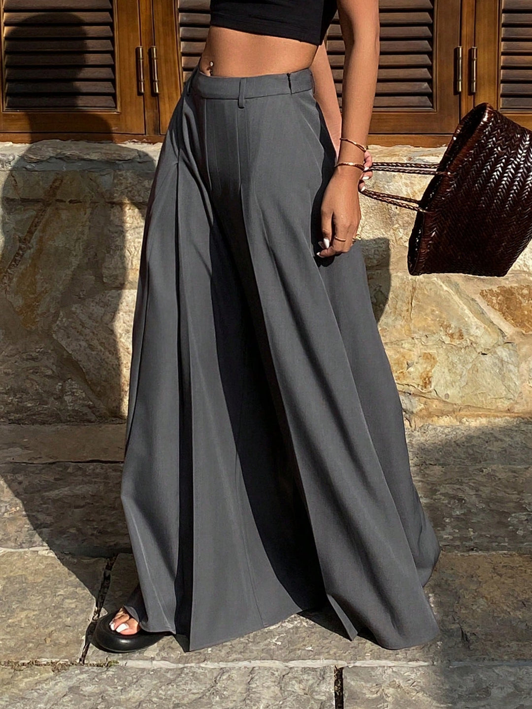 Pantaloni SHEIN, gri